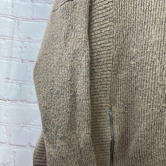 Faded Glory. Cowl neck Hi-Lo Sweater. Tan. Womens XL (16-18). - Picture 3 of 8